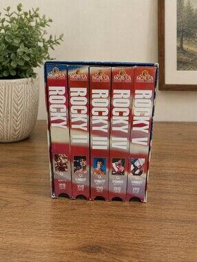 Rocky VHS box set boxing , rocky balboa , collectors edition 